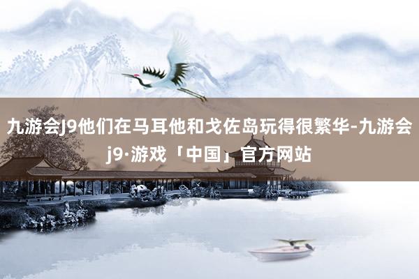 九游会J9他们在马耳他和戈佐岛玩得很繁华-九游会j9·游戏「中国」官方网站