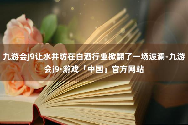 九游会J9让水井坊在白酒行业掀翻了一场波澜-九游会j9·游戏「中国」官方网站